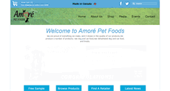 Desktop Screenshot of amorepetfoods.com